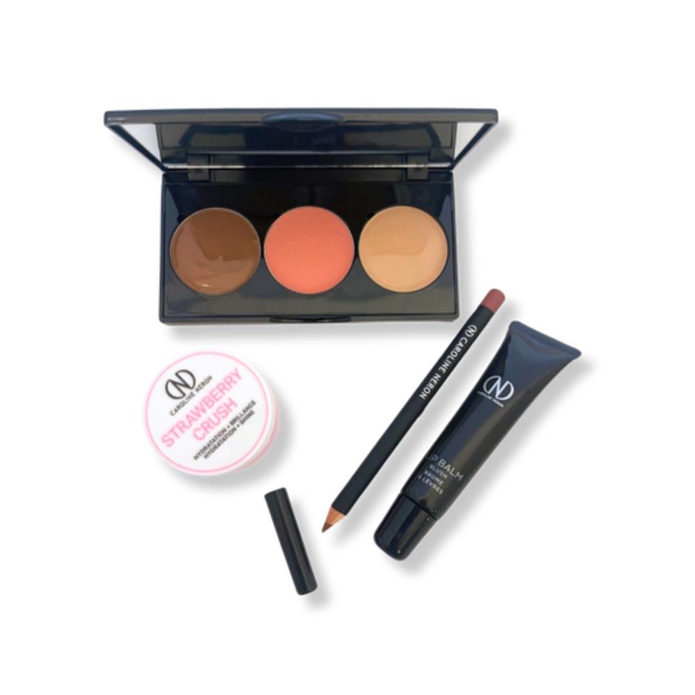 Caroline Néron Cream Modeling Palette and Lip Makeup Kit