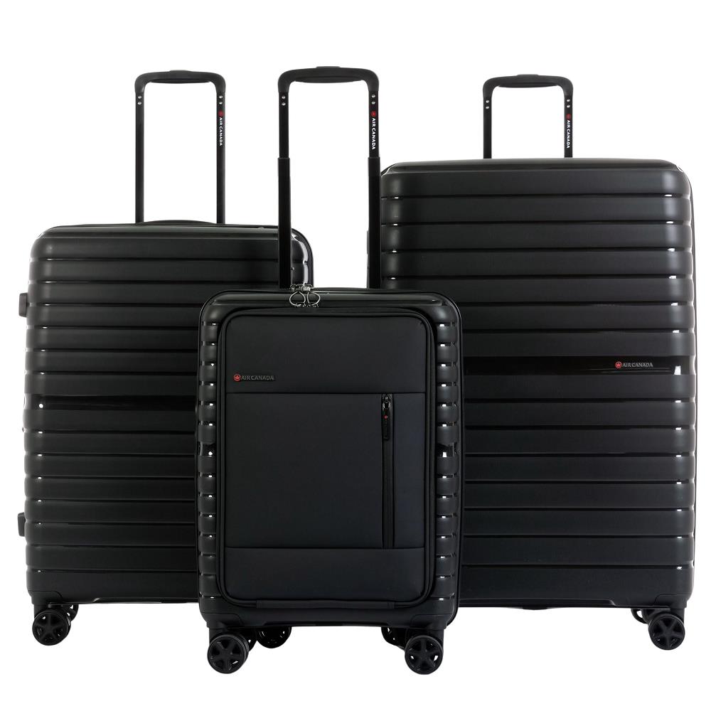 Air Canada 3 pcs Hardside set UNION Collection (Black) - Nbc Rewards