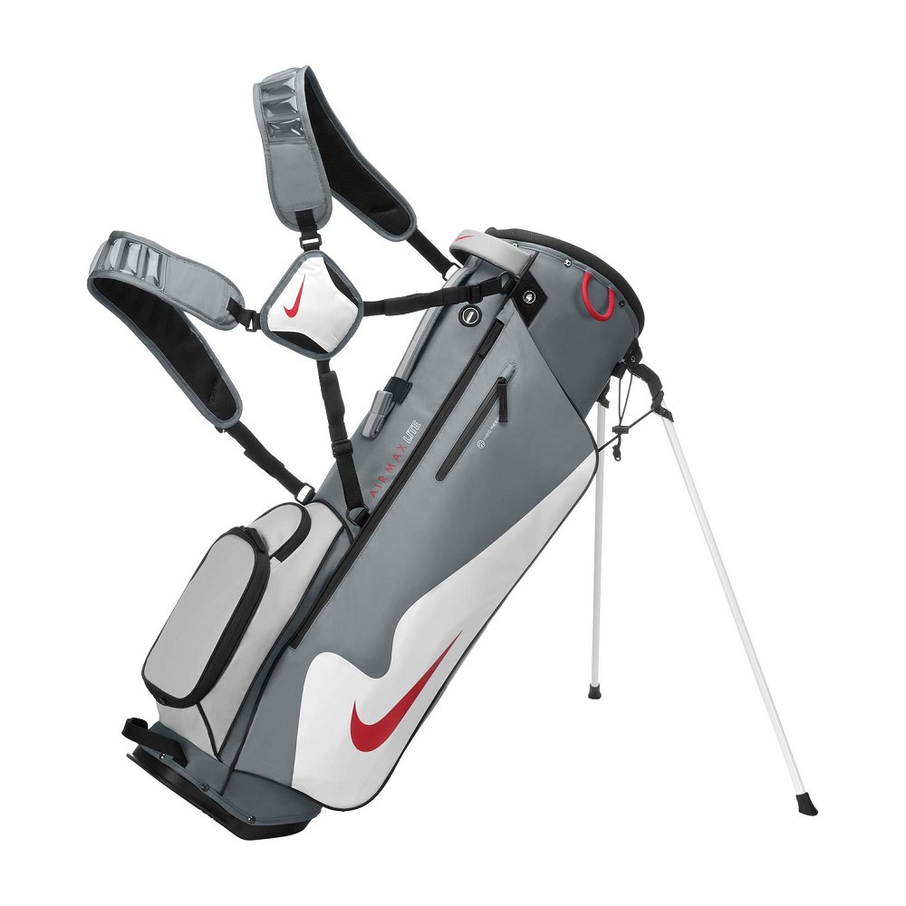 Nike Air Max Lite Golf Bag (Cool Grey/White/Fire Red) - Nbc Rewards